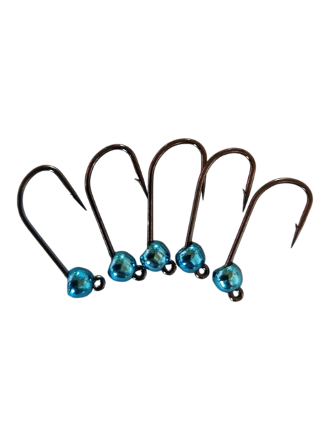 8ér Haken mit Widerhaken Tungstenperle 4mm Hends Hooks