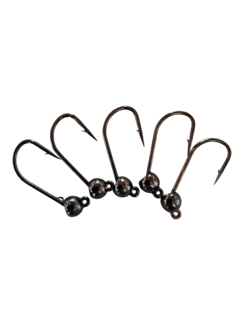 8ér Haken mit Widerhaken Tungstenperle 4mm Hends Hooks