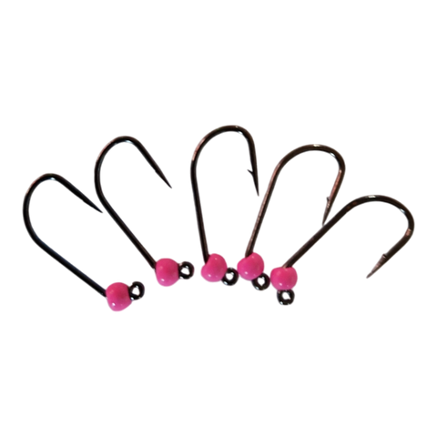 8ér Haken mit Widerhaken Tungstenperle 3mm Hends Hooks