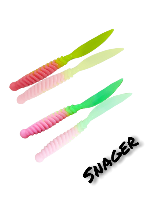 Trout Rocker Snager 65mm BubbleGum/ Chartreuse