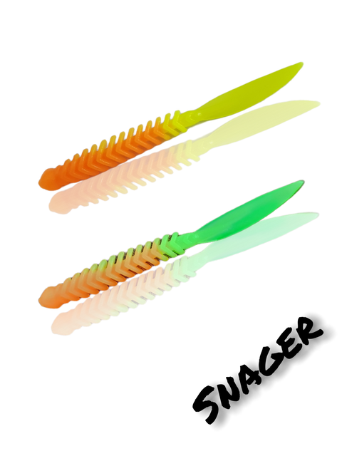 Trout Rocker Snager 65mm Orange Fluo/ Gelb Fluo